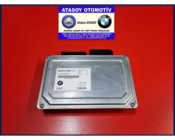 BMW E65 745İ VVT BEYNİ 7532878 7575654 7510154 7503266 7507492 7503265 7527781 7575656 412265002005 412265002006 412265002001 11377532878 11377575654 11377510154 11377503266 E65 VVT E66 VVT X5 VVT N62 VVT N62N VVT 